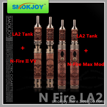 Smokjoy Dual Coils Wooden Atomizer N Fire La2 with High Quality